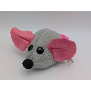 Russ Mealy Mouse Plush Gray 7 Inch 1973 Stuffed Animal Toy